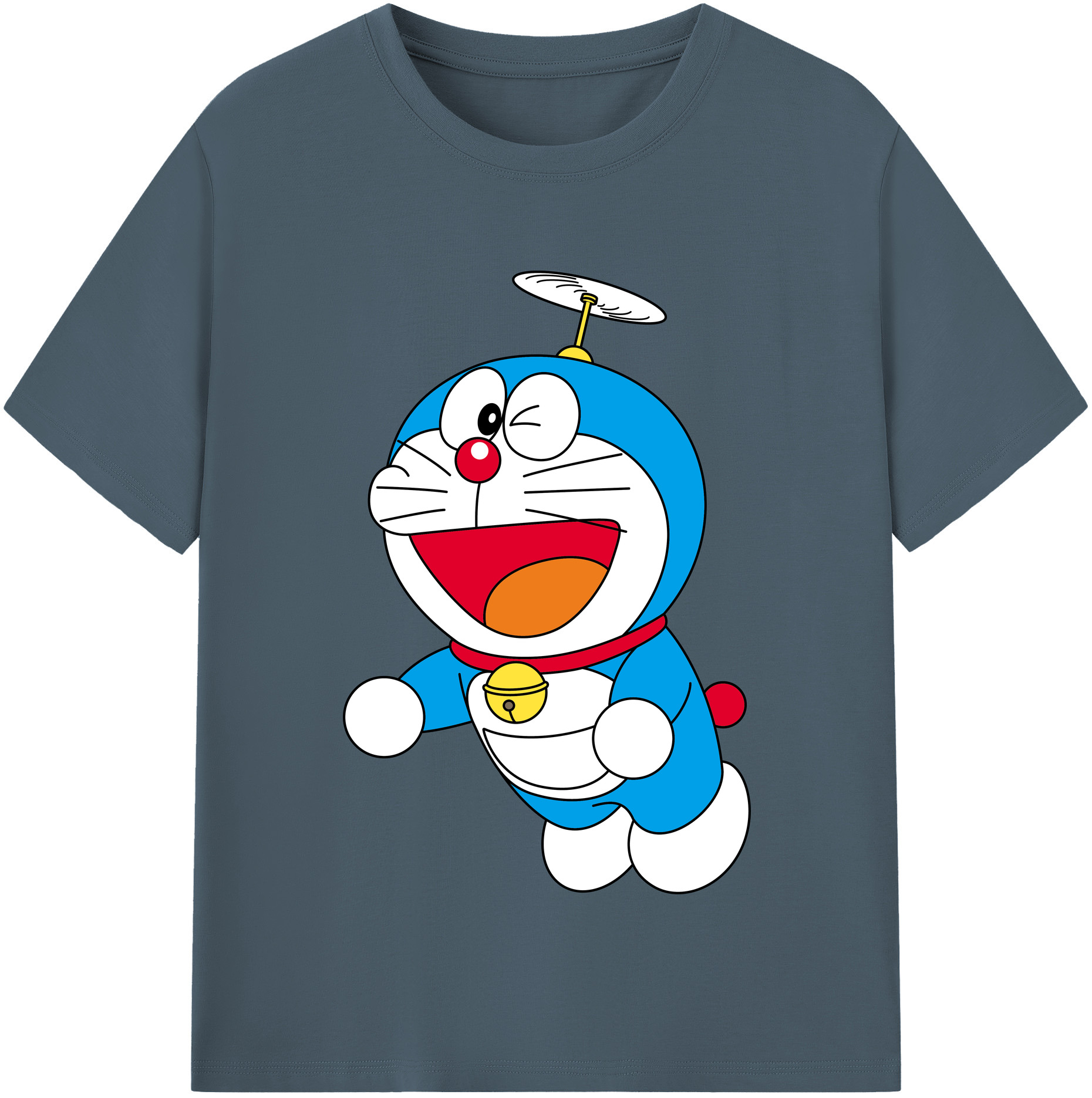 （画像用） ドラえもん Doraemon 綿100％半袖Tシャツ（フロントプリント）